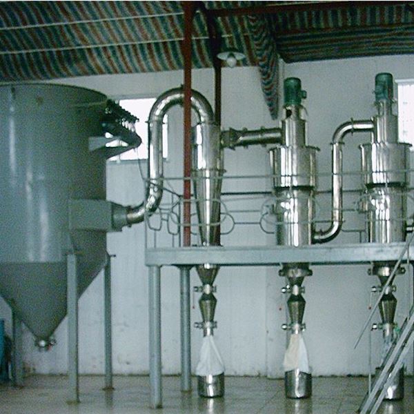 貴州某錳業工廠二氧化錳氣流分級生產線